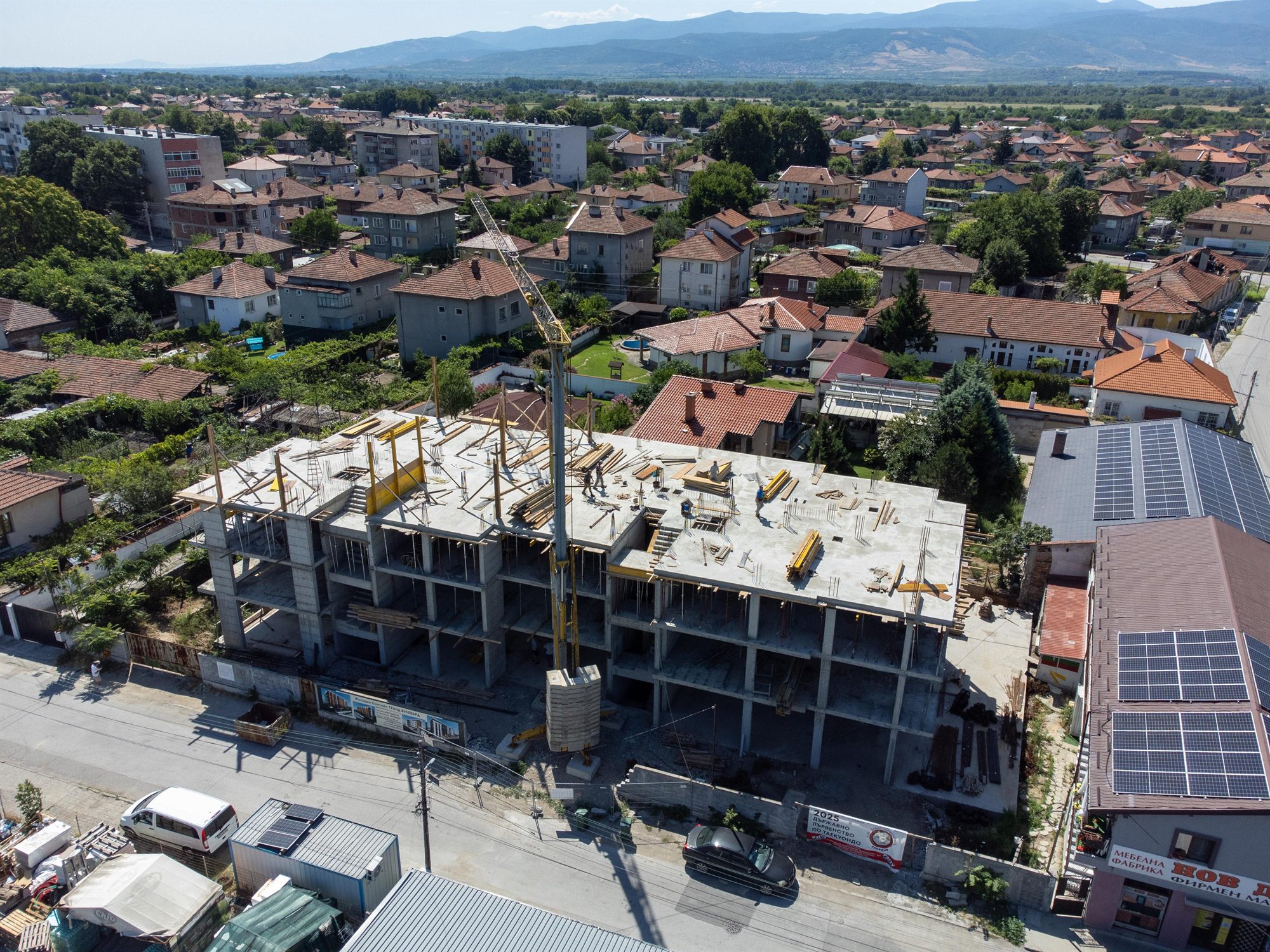 Amber Residence — aerial view 2, Stamboliyski, Plovdiv