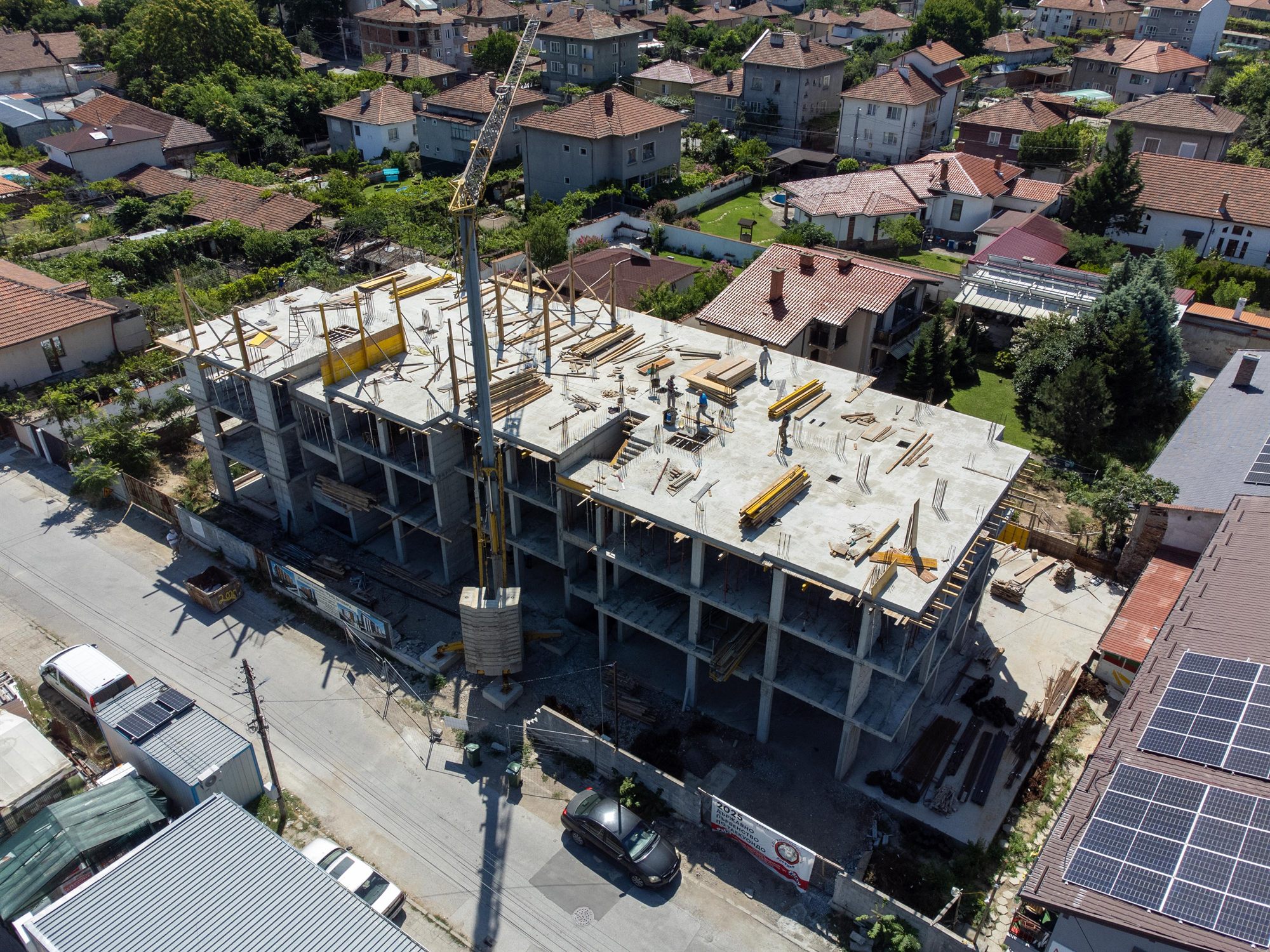 Amber Residence — aerial view 3, Stamboliyski, Plovdiv